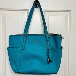 Aquamarine/Teal Michael Kors purse